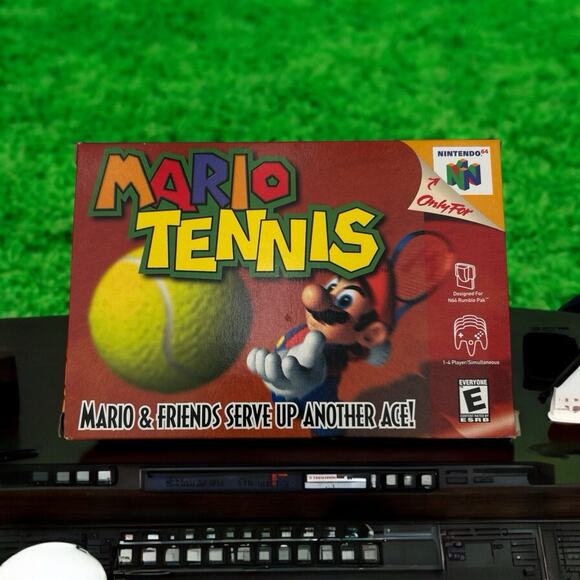 Mario Tennis N64 Nintendo 64 Complete CIB Authentic! Rare!